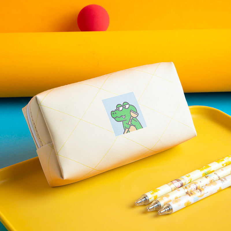 Cartoon Character Print Pencil Case Bowlift