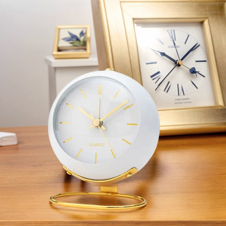 Table clock in elegant retro design Bowlift
