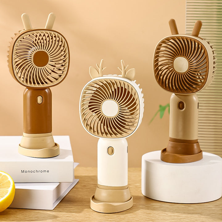 Ladies Portable Pet-Friendly Fan Bowlift