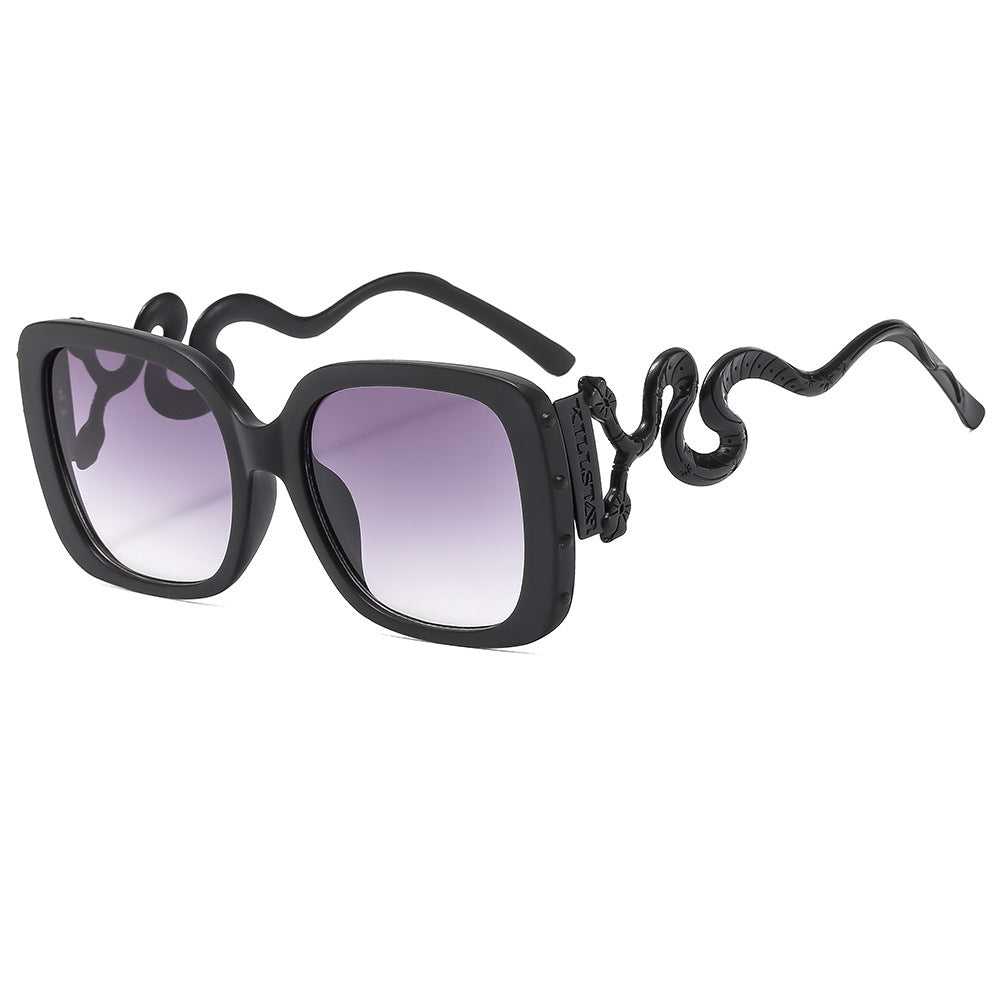 Women's extravagant designer sunglasses with luxurious snake frame Bowlift