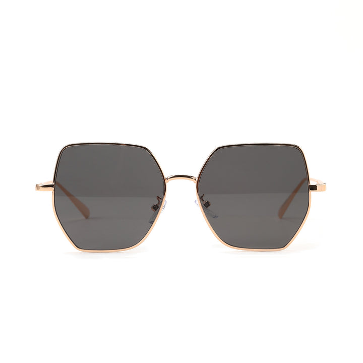 Women fashionable hexagonal sunglasses with UV protection Bowlift