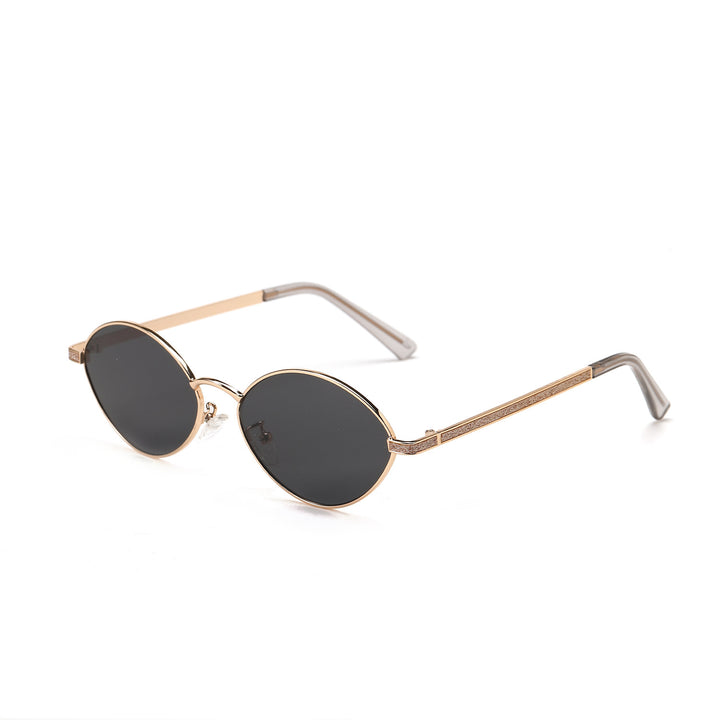 Women's fashionable round sunglasses with luxurious accents Bowlift
