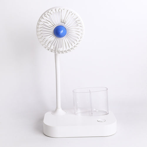 Ladies Portable Table Fan with Integrated Water Sprayer and Ergonomic Design Bowlift