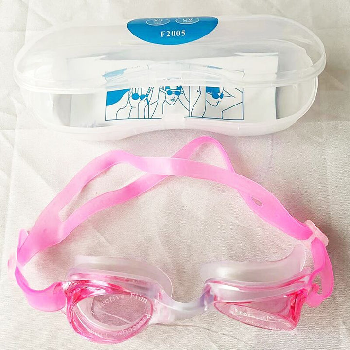 Waterproof swimming goggles with flexible headband Bowlift