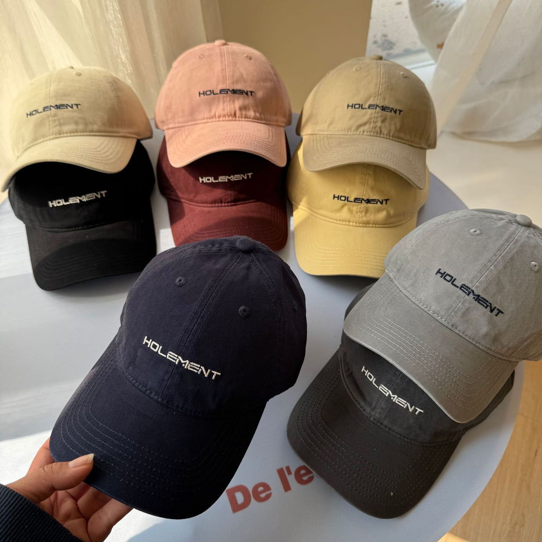 Men's Casual Embroidered Cotton Cap Bowlift
