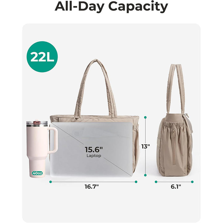 Versatile shopping bag with zip pockets Bowlift