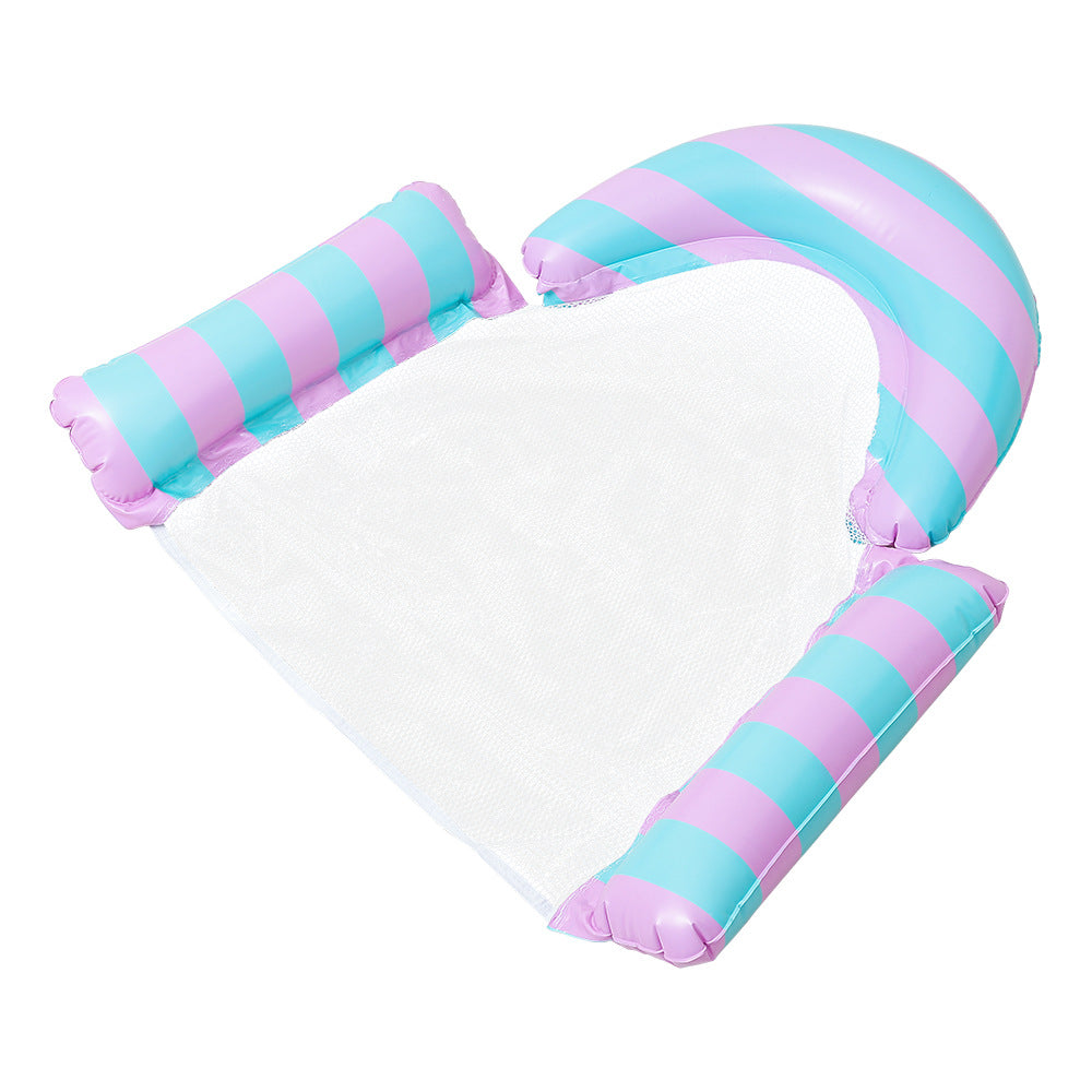 Ladies Inflatable Water Lounger with Durable Mesh and Safety Edge Bowlift