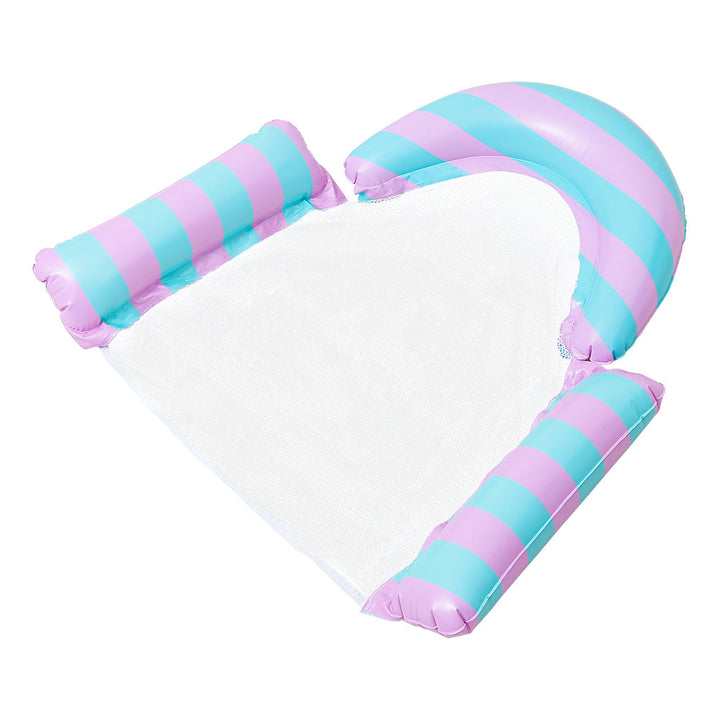 Women Inflatable Water Lounge with Durable Mesh and Safety Edge Bowlift