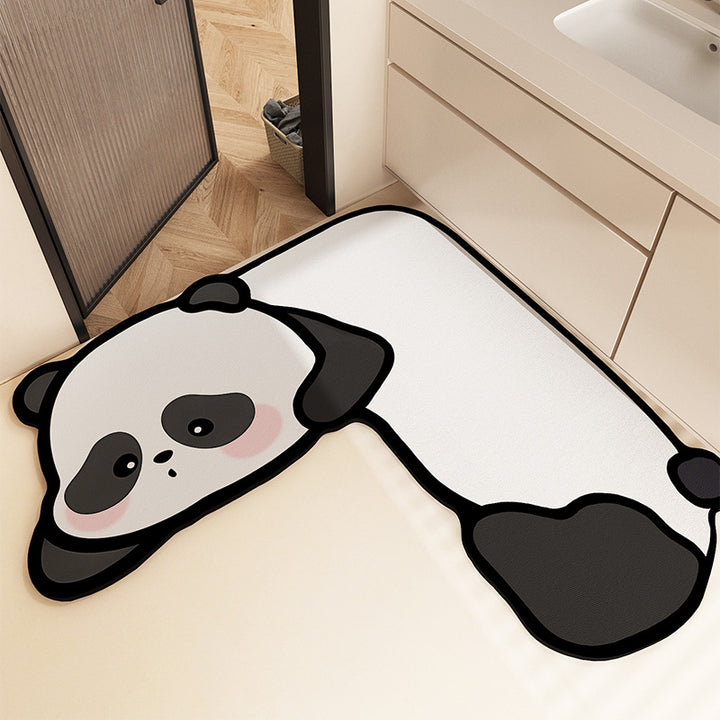 Fun-Filled Cartoon-Themed Bath Mat Bowlift