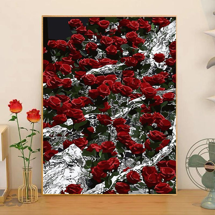 Floral Arrangement Canvas Art Bowlift