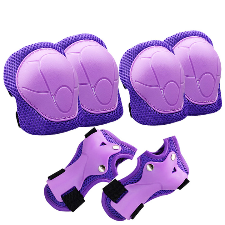 Protective Skate Pad Set with Breathable Mesh Knee Elbow Wrist Guards Bowlift