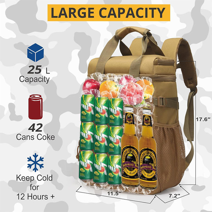 Insulated Multi-Function Cooler Backpack Bowlift