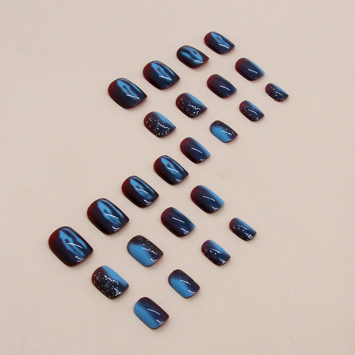 Glossy Gel Nail Extensions Bowlift