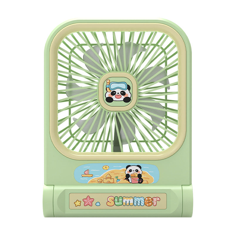Women's Portable Mini Fan in Playful Panda Design Bowlift