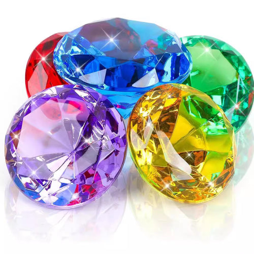 Unisex Glittering Decorative Stones Bowlift