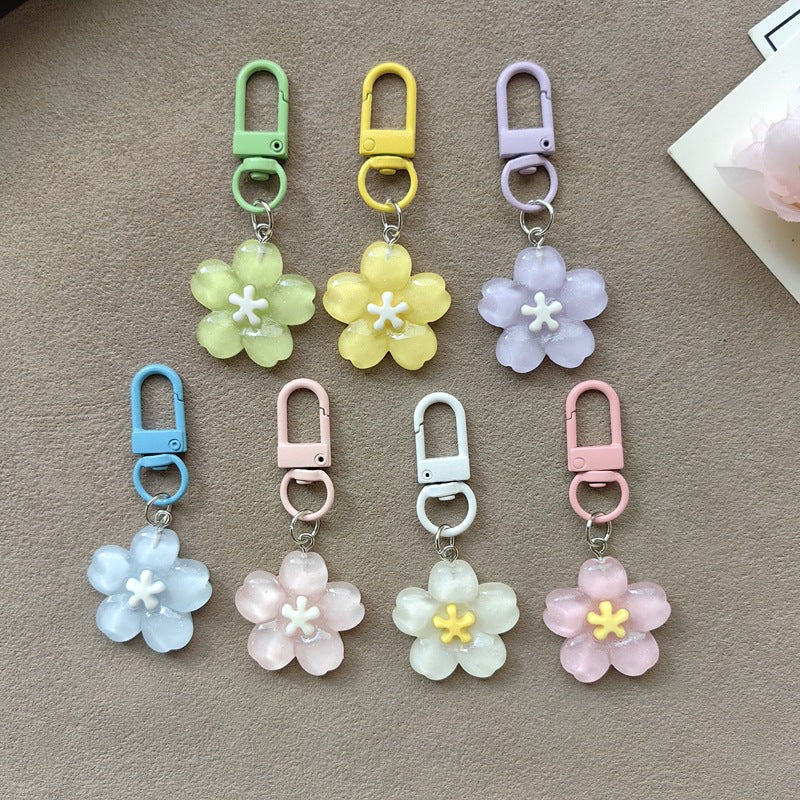 Key ring with flower motif Bowlift