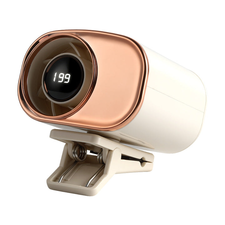 Women's compact USB air circulator with digital display Bowlift