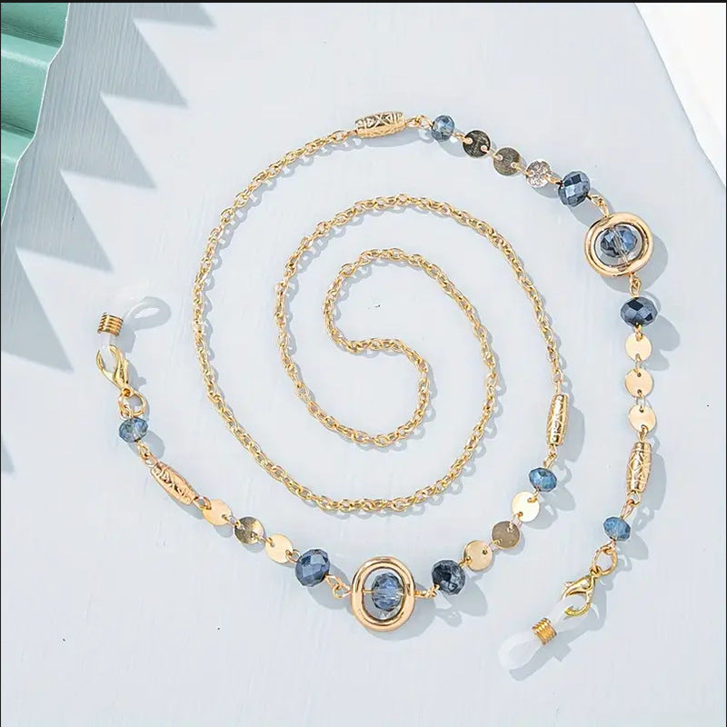 Artisan Gemstone Eyewear Chain Bowlift