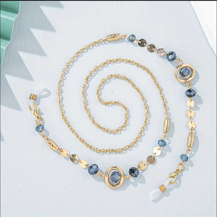 Artisan Gemstone Eyewear Chain Bowlift