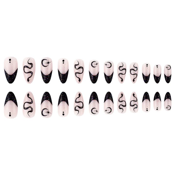 Artistic Gel Press-On Nail Set Bowlift