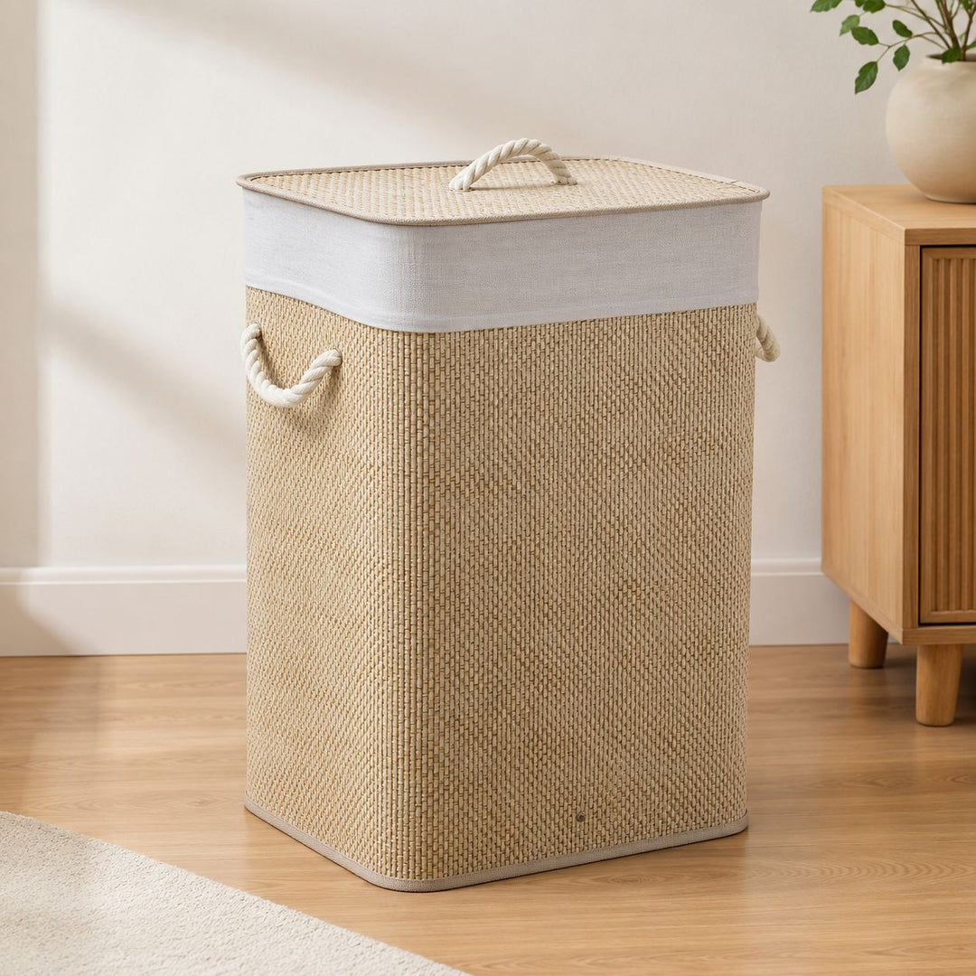 Laundry basket with lid and handle Bowlift