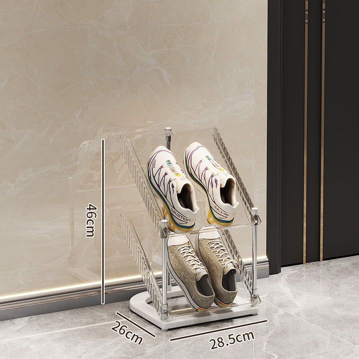 Shoe rack with transparent design Bowlift