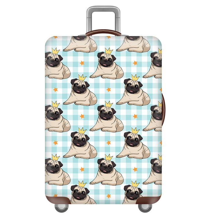 Unisex hard-shell suitcase with funny monster design Bowlift