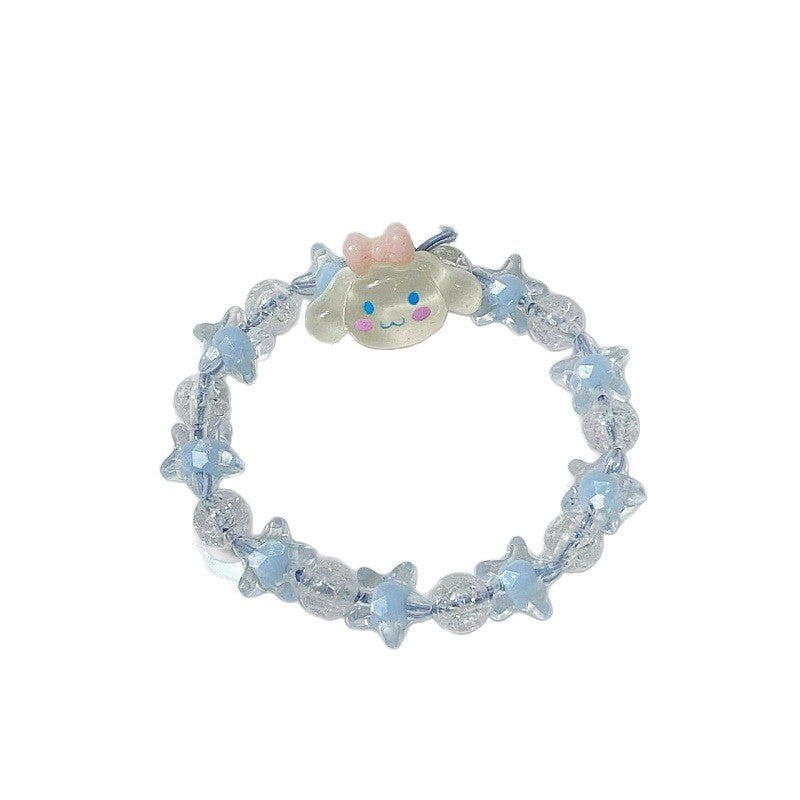 Playful bracelet with stars and cute pendant Bowlift