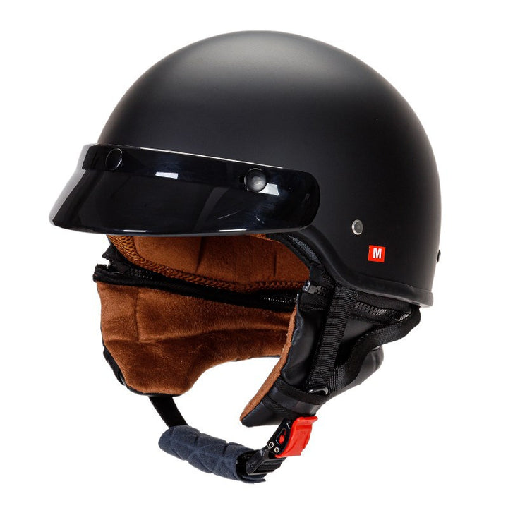 Classic Half-Helmet Motorcycle Gear Bowlift