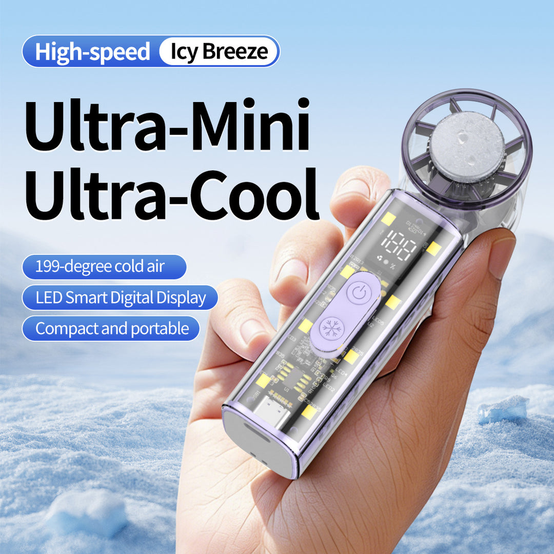 Unisex Pocket-Sized High-Speed Cooling Fan Bowlift