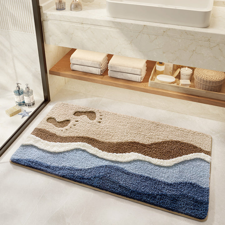 Desert Landscape Bath Rug Bowlift