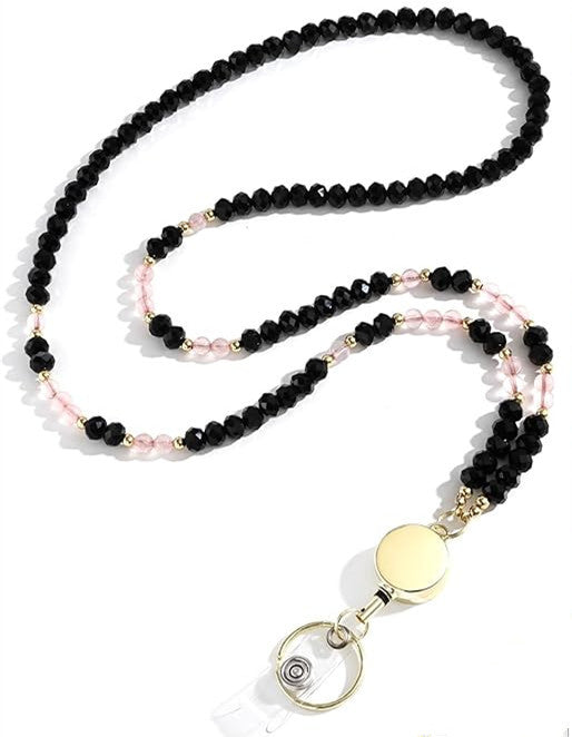 Beaded Eyewear Retractable Lanyard Bowlift