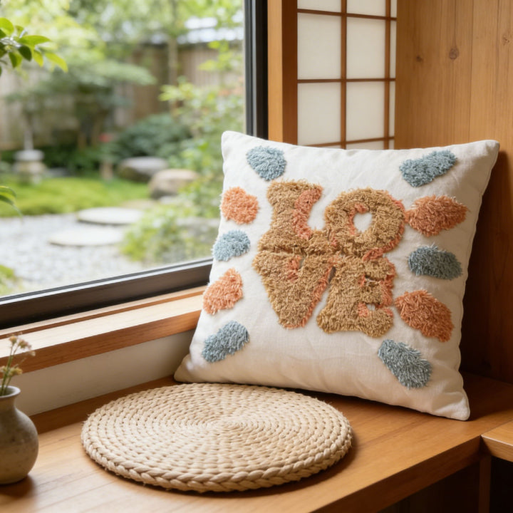 Flower-Shaped Decorative Cushion