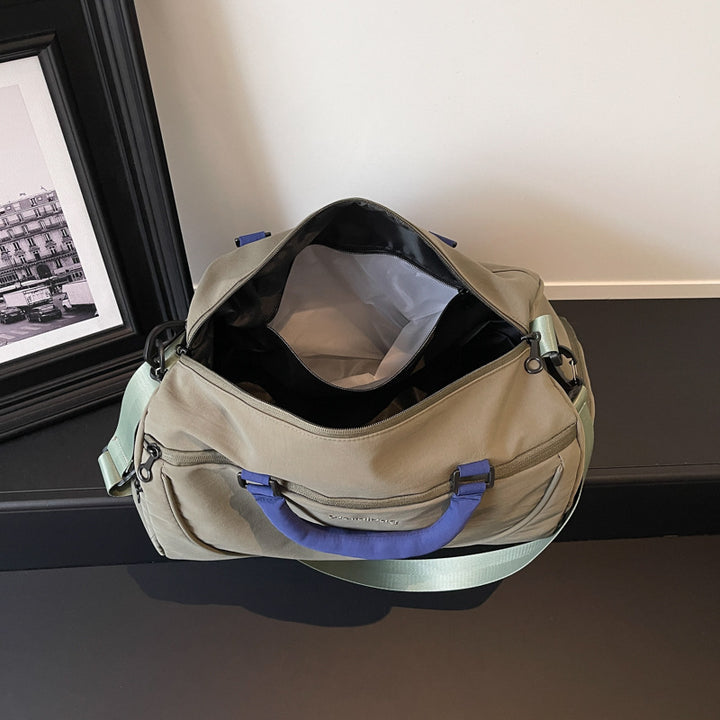 Sporty Duffel Bag With Versatile Compartments Bowlift