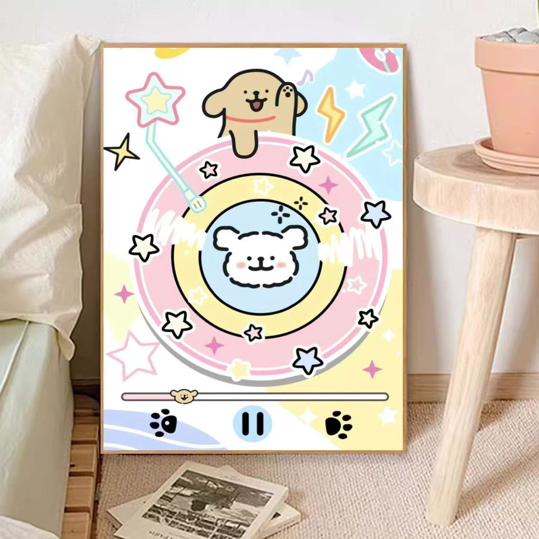 Cute Animal-Themed Illustrative Wall Art Bowlift