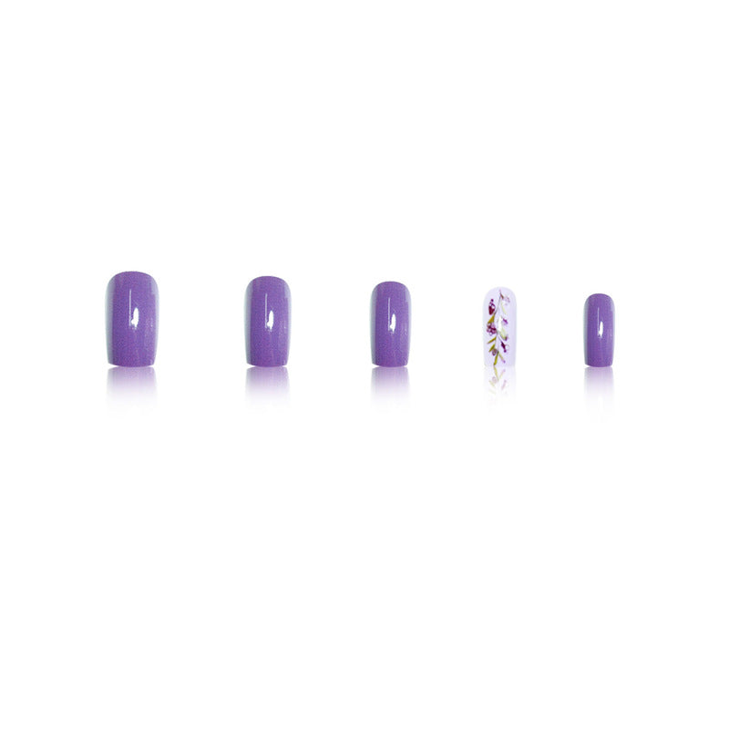 Elegant Floral Design Nail Wraps Bowlift