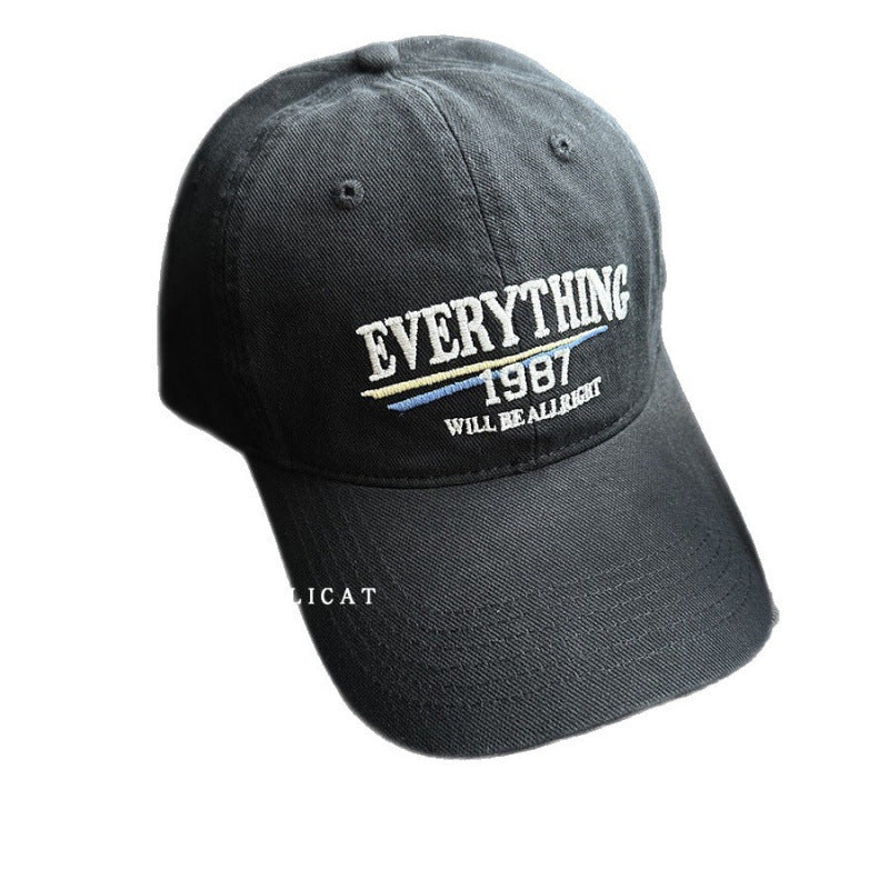 Men's Casual Embroidered Statement Baseball Cap Bowlift