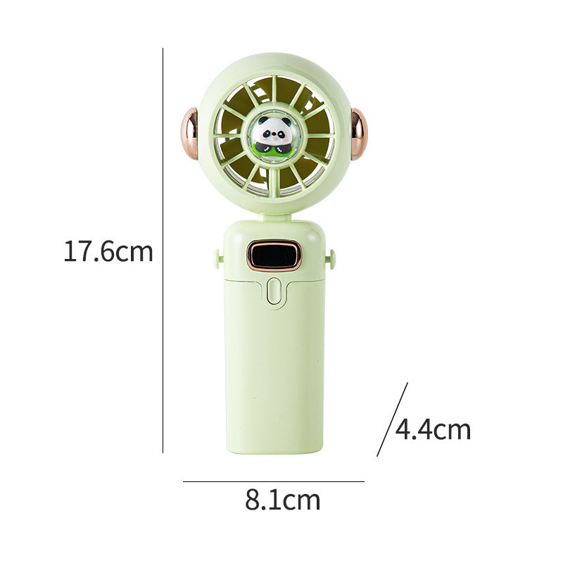 Adorable Handheld Cooling Fan with Cute Panda Design Bowlift