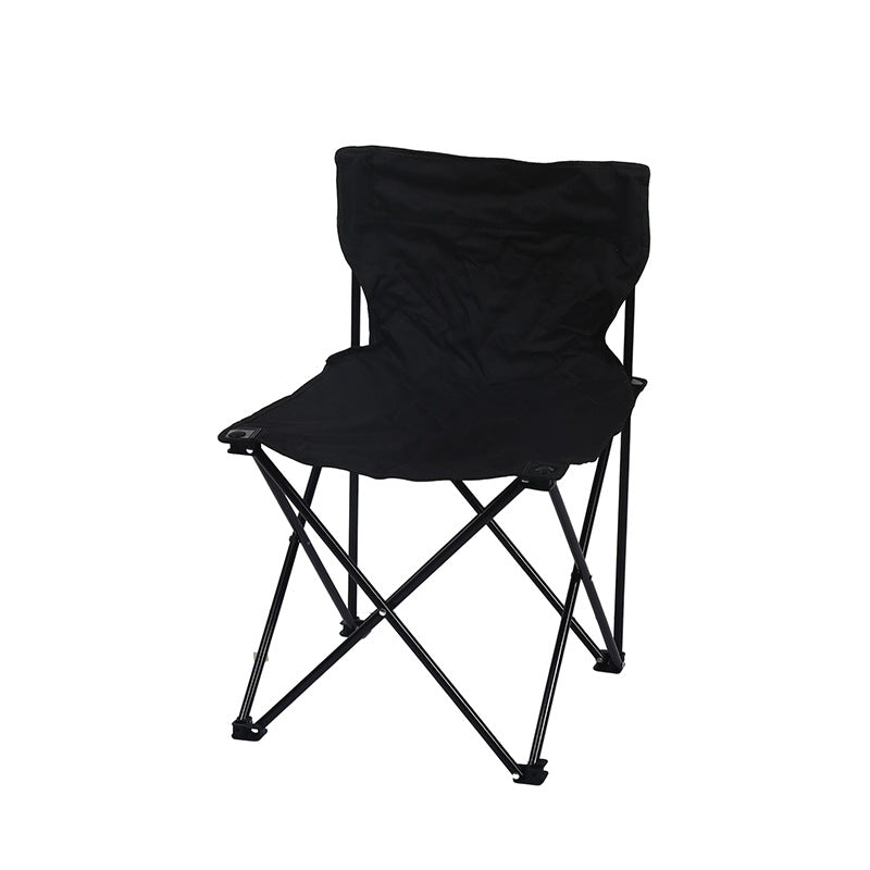 Folding chair with ergonomic backrest and sturdy frame Bowlift