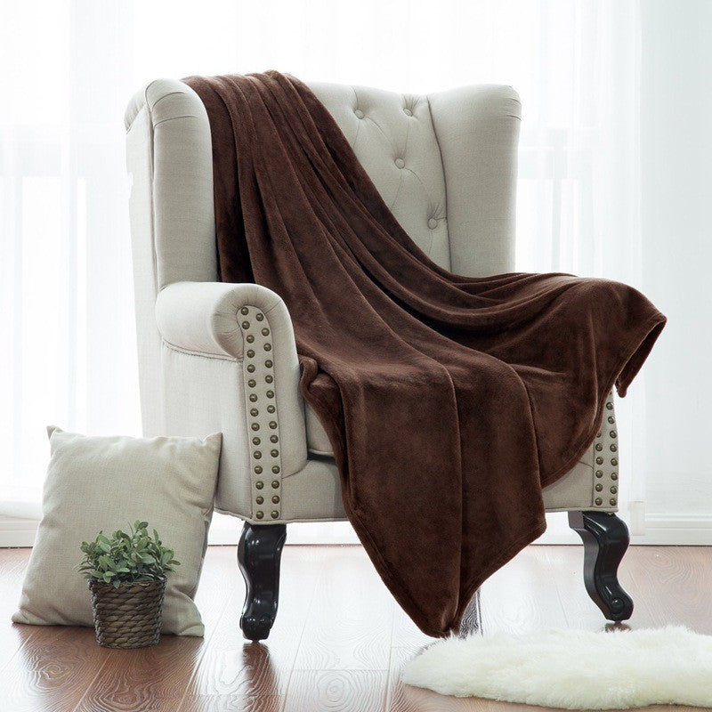 Women luxurious and cozy microfiber blanket Bowlift