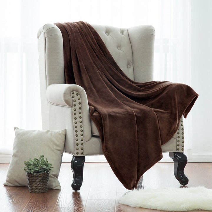 Women luxurious and cozy microfiber blanket Bowlift