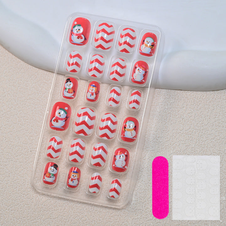 Themed Summer Beach Nail Art Press-On Nails Bowlift