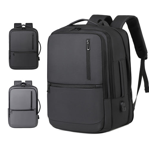 Elegant Business Backpack with Multiple Compartments and Ergonomic Back Bowlift
