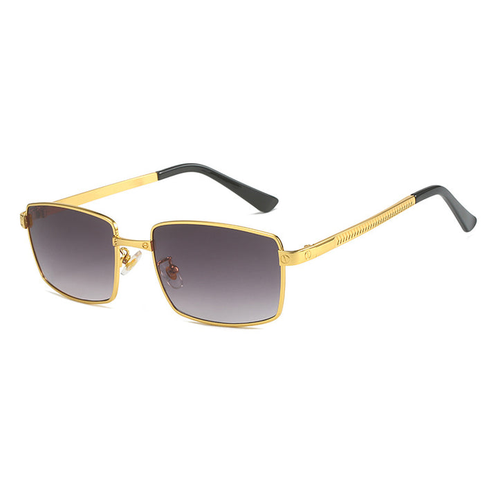 Women's fashionable square sunglasses with elegant metal frame Bowlift