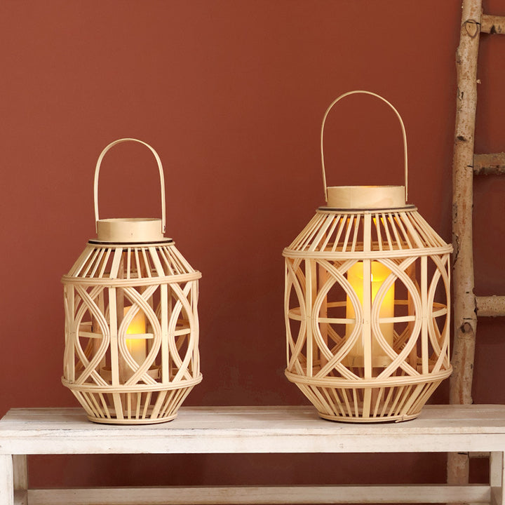Decorative Rattan Pendant Lamp Bowlift