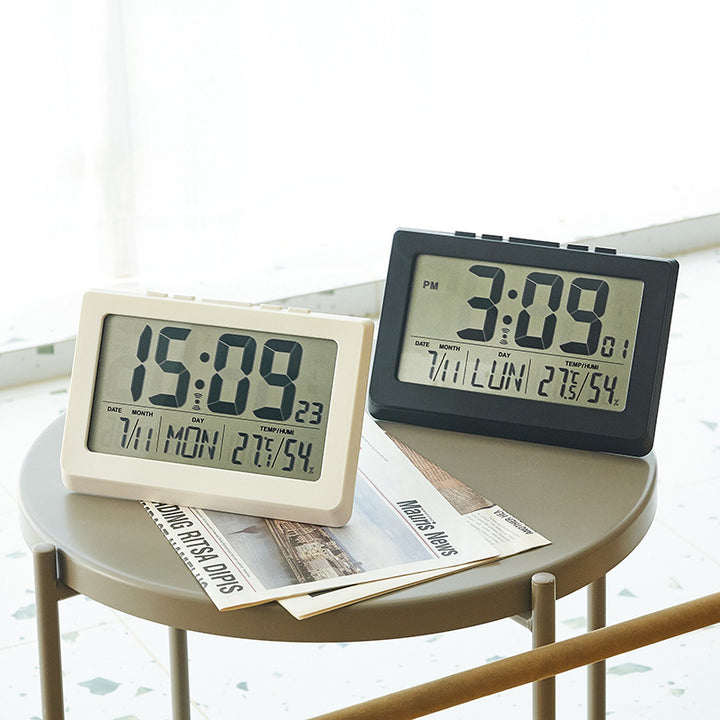 Digital Multifunctional Alarm Clock with Large Display Bowlift