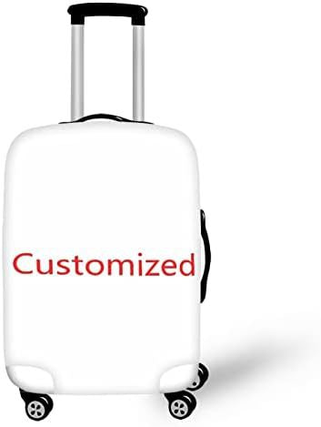 Unisex nano elastic suitcase cover with horse and sunflower motif, stretchable stretch protection for hard shell trolley with zipper Bowlift