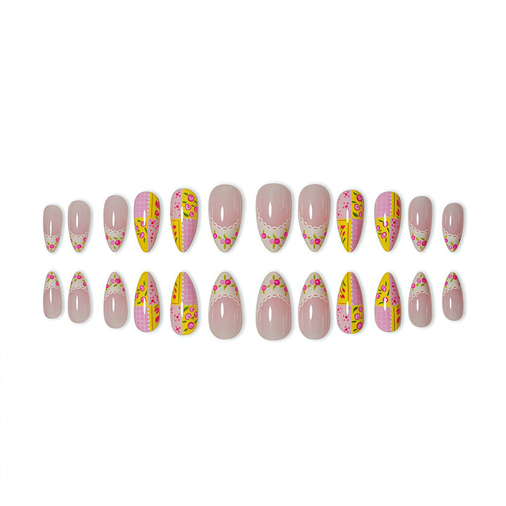 Floral Fantasy Nail Art Extensions Bowlift