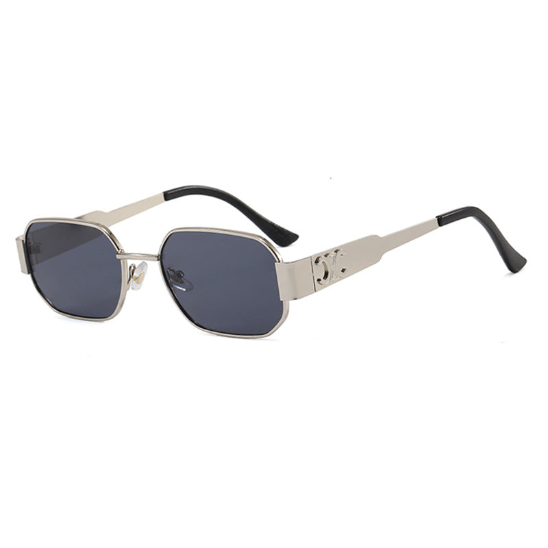 Women's geometric sunglasses in modern design with polarized lenses Bowlift