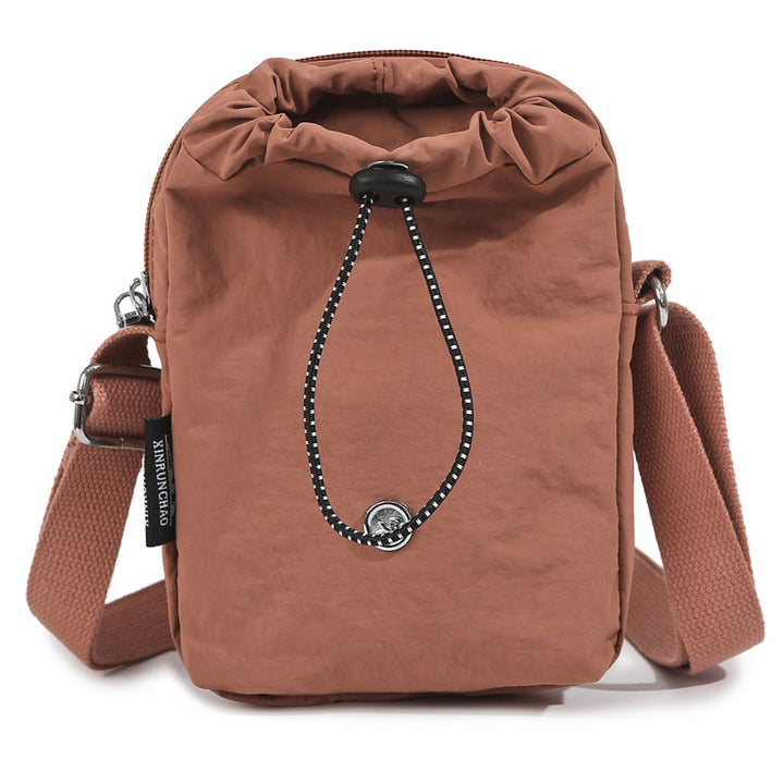 Compact Drawstring School Backpack Bowlift